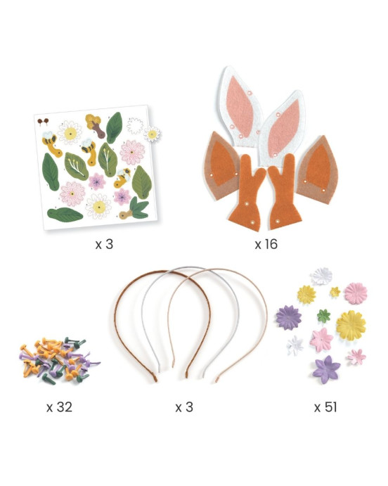 Djeco DIY φτιάχνω 3 λουλουδάτες στέκες 07927