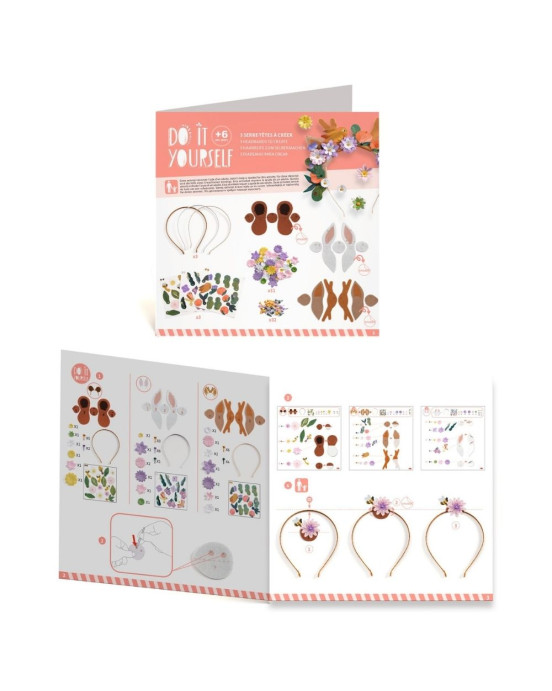 Djeco DIY φτιάχνω 3 λουλουδάτες στέκες 07927