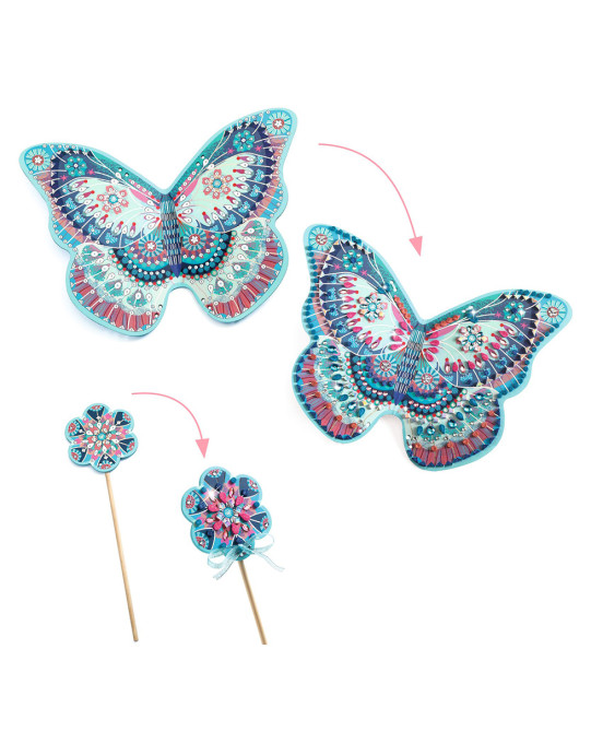 Djeco DIY διακοσμώ φτερά και ραβδί νεράιδας 07939