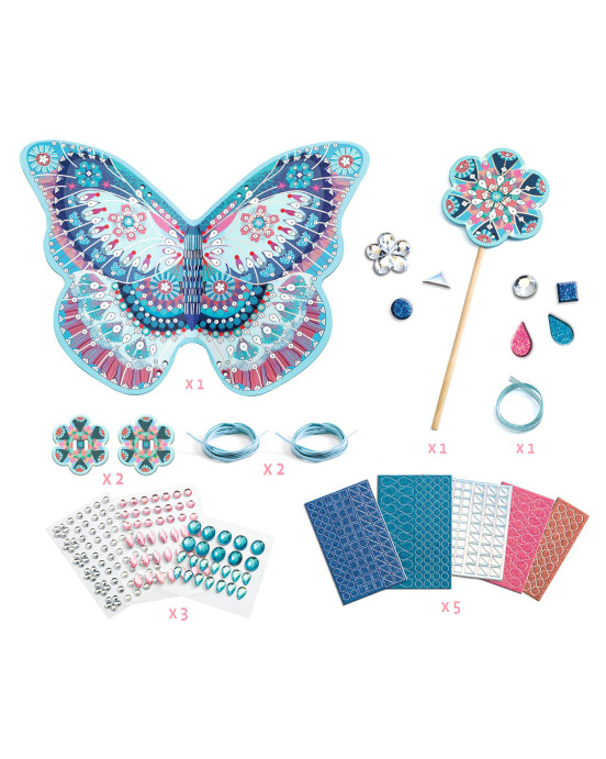 Djeco DIY διακοσμώ φτερά και ραβδί νεράιδας 07939