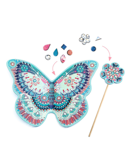 Djeco DIY διακοσμώ φτερά και ραβδί νεράιδας 07939
