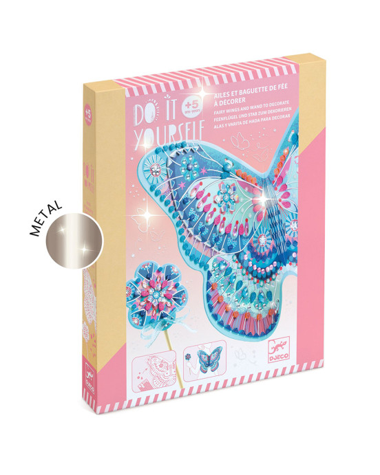 Djeco DIY διακοσμώ φτερά και ραβδί νεράιδας 07939
