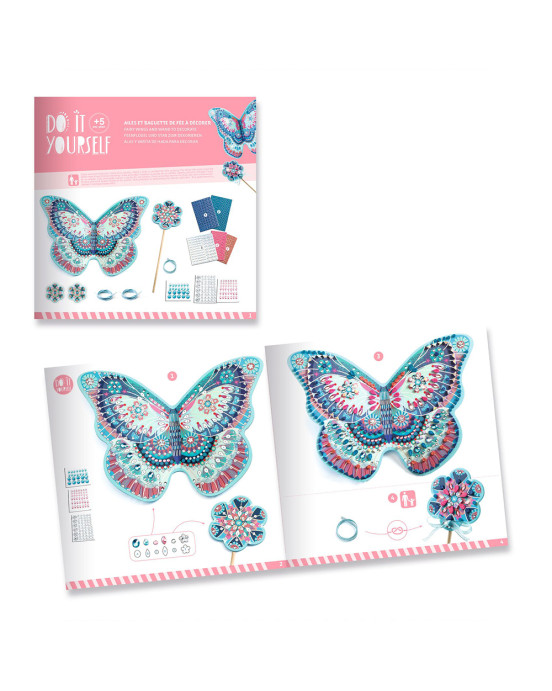Djeco DIY διακοσμώ φτερά και ραβδί νεράιδας 07939