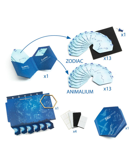Djeco DIY Φτιάχνω προβολέα αστερισμών και ζωδίων 07985