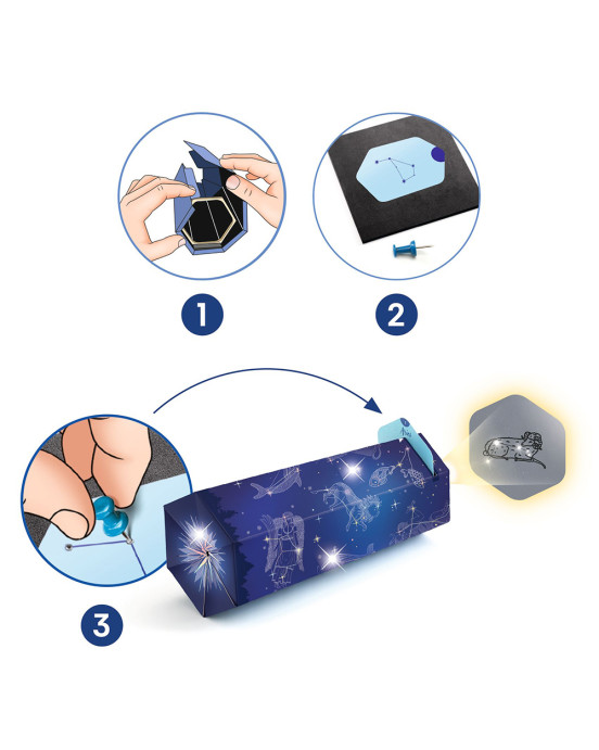 Djeco DIY Φτιάχνω προβολέα αστερισμών και ζωδίων 07985