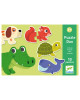 Djeco 10 Παζλ με 2 κομμάτια "Ζωάκια" 08147