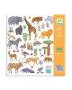 Djeco 160 αυτοκόλλητα σε 4 καρτέλες "Σαφάρι" 09284