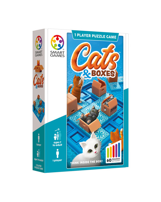 Smartgames επιτραπέζιο Γατάκια - Cats & Boxes 152495