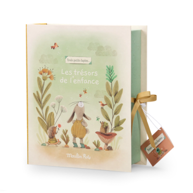 Moulin Roty Κουτί Αναμνηστικών Μωρού Trois petits Lapins 678107 