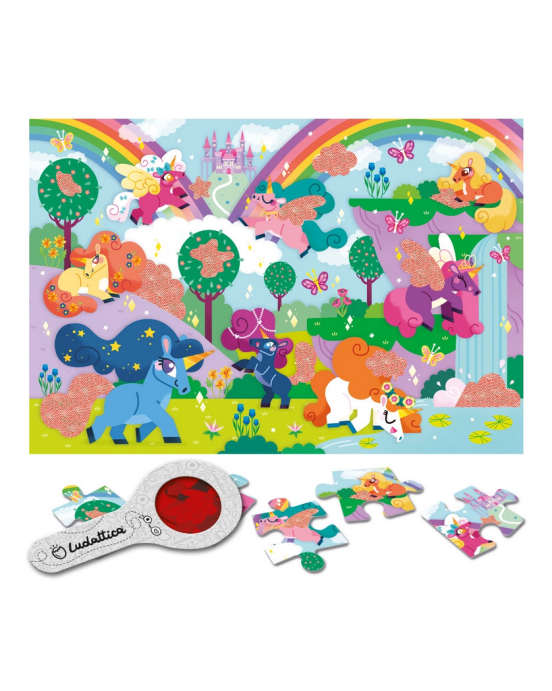 Ludattica Secret Puzzle - Unicorns 24147