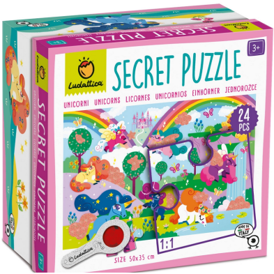 Ludattica Secret Puzzle - Unicorns 24147