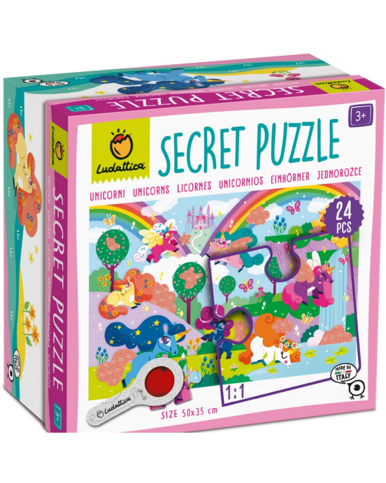 Ludattica Secret Puzzle - Unicorns 24147
