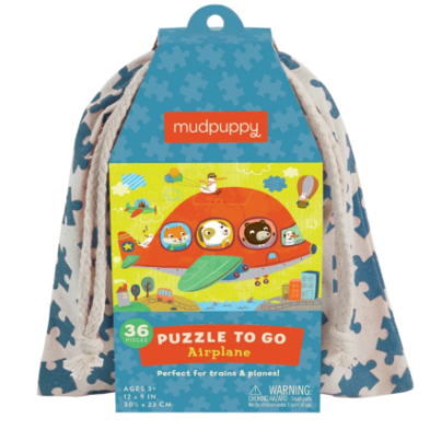 Mudpuppy Puzzle To Go - Airplane BER-45997