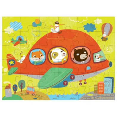 Mudpuppy Puzzle To Go - Airplane BER-45997