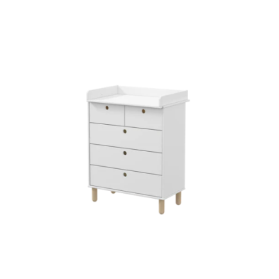 Thuka. Αλλαξιέρα Dagmar με 3 συρτάρια . Λευκό