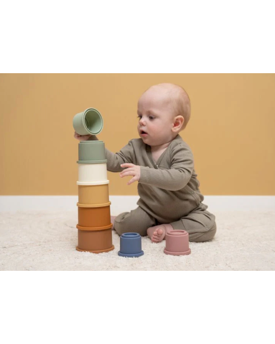 Little Dutch Σετ 8 κουβαδάκια στοίβαξης (Vintage) LD2009243