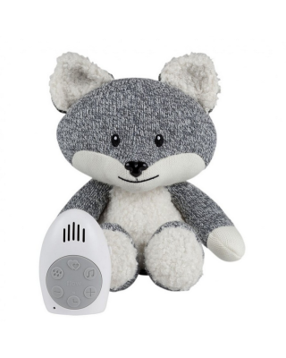 Flow Υφασμάτινη Αλεπού Robin με λευκούς ήχους & μουσική (γκρι) FL1385027