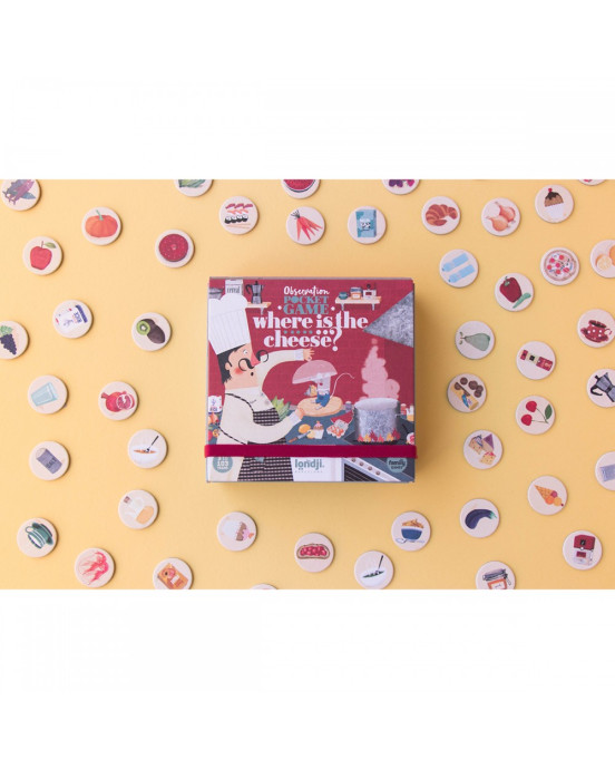 Londji Where is the Cheese? Παιχνίδι τσέπης παρατηρητικότητας LON-PG001