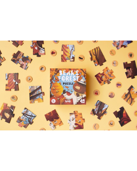 Londji Bear's Forest - 24 pcs Παιχνίδι παρατηρητικότητας LON-PZ585
