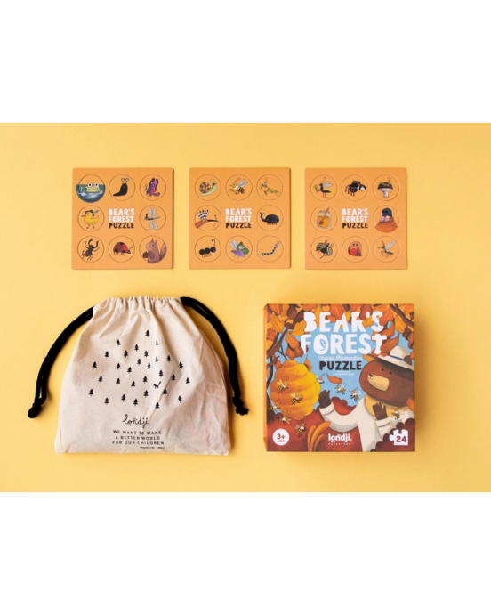 Londji Bear's Forest - 24 pcs Παιχνίδι παρατηρητικότητας LON-PZ585