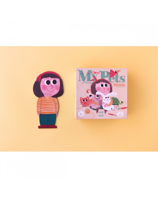 Londji I Love My Pets - 21 pcs   LON-PZ003