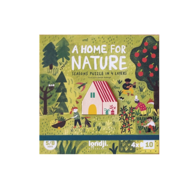 Londji A Home for Nature - 4 x 10 pcs - Four Seasons Puzzle LON-PZ587