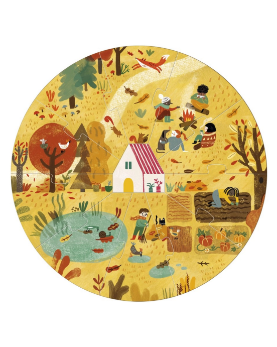 Londji A Home for Nature - 4 x 10 pcs - Four Seasons Puzzle LON-PZ587