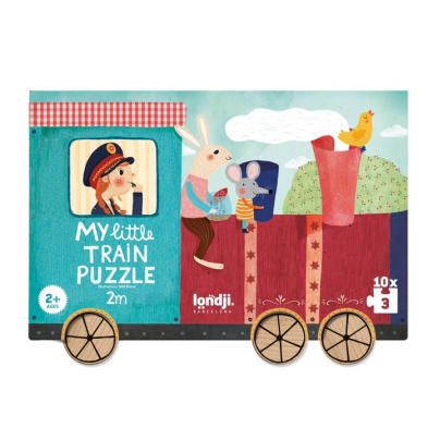 Londji My Little Train - 10 x 3 pcs   LON-PZ588
