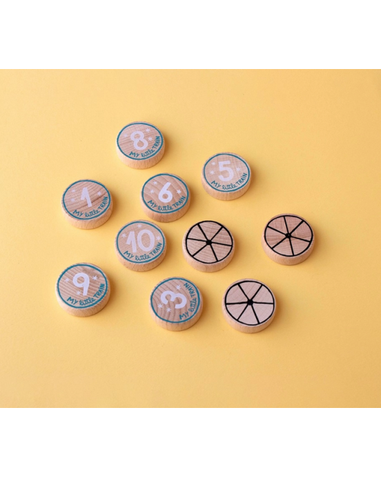 Londji My Little Train - 10 x 3 pcs   LON-PZ588