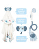 Yookidoo Elephant Baby Shower Bath Set - Blue YKD-40229
