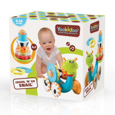 Yookidoo Crawl 'N' Go Snail YKD-40113