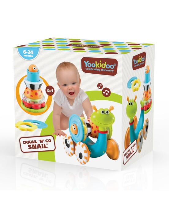 Yookidoo Crawl 'N' Go Snail YKD-40113
