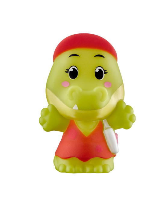 Klorofil Οικογένεια "Crocodile" -Εκπαιδευτικό παιχνίδι 4 χαρακτήρες.- Αλλάζει χρώμα με το νερό 700309F