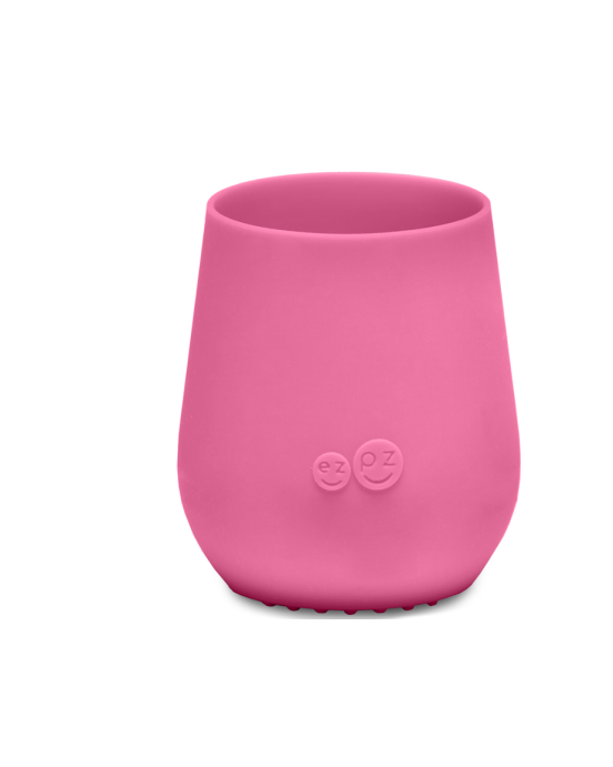 Ezpz Εκπαιδευτικό ποτήρι 12+ μηνών Mini Cup Pink MC-P7424U