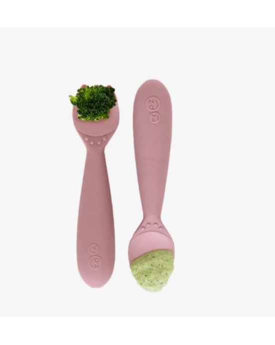 Ezpz Πλήρες εκπαιδευτικό σετ φαγητού για 12+ μηνών - Blush MFS-B7612U