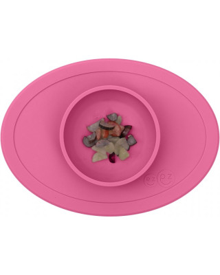 Ezpz Πλήρες Tiny εκπαιδευτικό σετ φαγητού για 4+ μηνών - Pink FD-P7424U