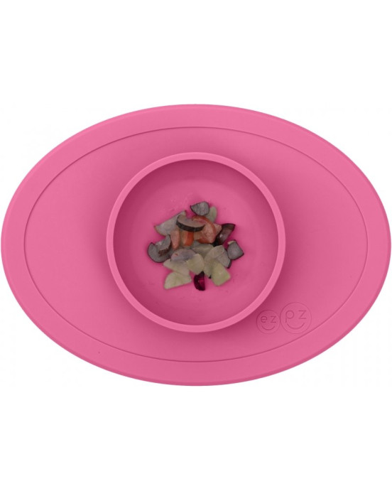 Ezpz Πλήρες Tiny εκπαιδευτικό σετ φαγητού για 4+ μηνών - Pink FD-P7424U