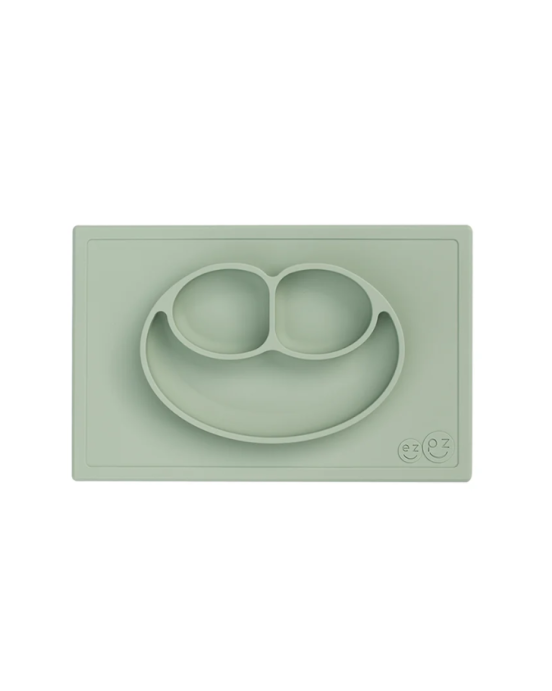 Ezpz Εκπαιδευτικό πιάτο 24+ μηνών Happy Mat - Sage HM-S5655C
