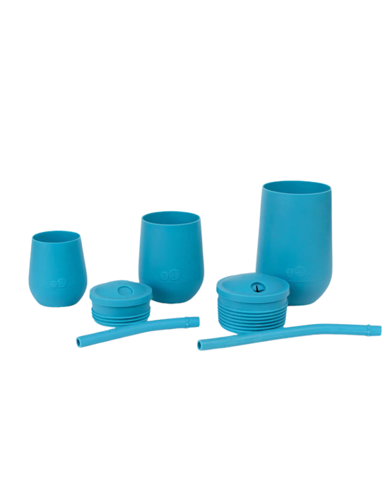 Ezpz Σετ με 3 εκπαιδευτικά ποτήρια - Blue (4-12-24+ μηνών) DCS-B7709U