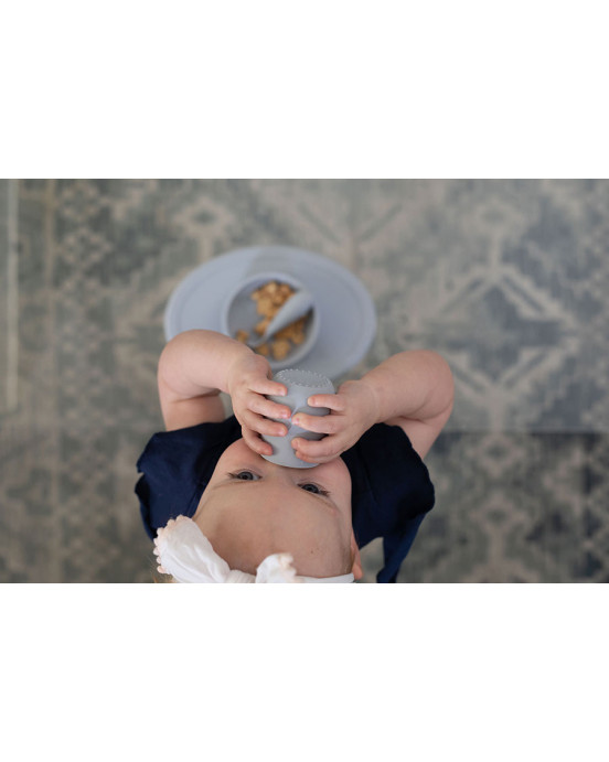 Ezpz Σετ με 3 εκπαιδευτικά ποτήρια - Blue (4-12-24+ μηνών) DCS-B7709U