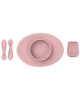 Ezpz Πλήρες Tiny εκπαιδευτικό σετ φαγητού για 4+ μηνών - Blush FD-B7612U