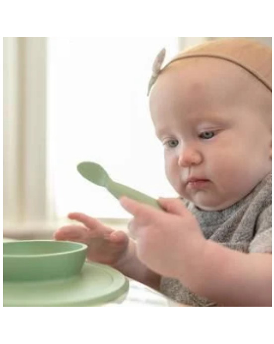 Ezpz Πλήρες Tiny εκπαιδευτικό σετ φαγητού για 4+ μηνών - Sage FD-S5655C