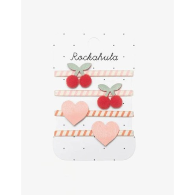 Rockahula Kids Λαστιχάκια Μαλλιών Stripy Cherry Ponies H2339R