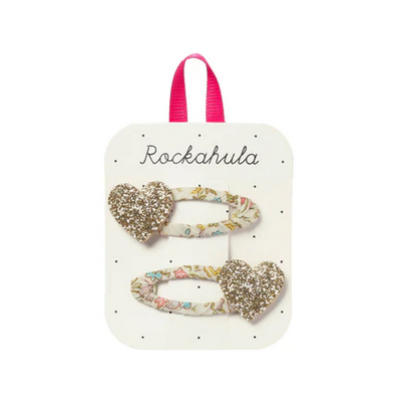 Rockahula Παιδικά κλιπς Petal glitter Heart H2518G