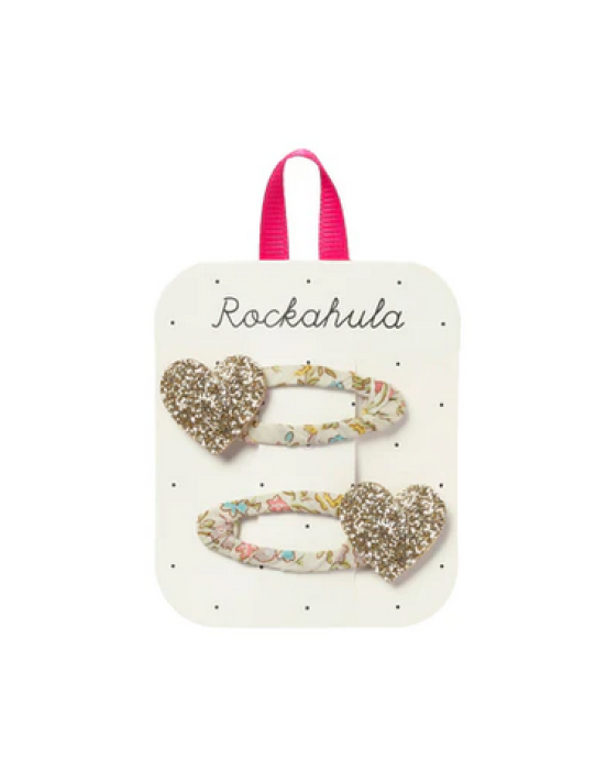Rockahula Παιδικά κλιπς Petal glitter Heart H2518G
