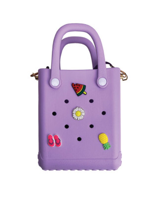 Typotrust CACTUS CROQBAG με διακοσμητικά pins 16x20 cm - ΜΩΒ CT9560B-08