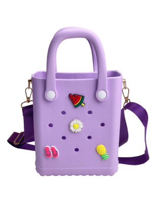 Typotrust CACTUS CROQBAG με διακοσμητικά pins 16x20 cm - ΜΩΒ CT9560B-08