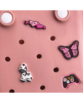 Typotrust CACTUS CROQBAG με διακοσμητικά pins 16x20 cm - ΡΟΖ  CT9560B-09