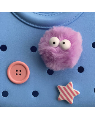 Typotrust CACTUS CROQBAG με διακοσμητικά pins 22x26 cm - ΓΑΛΑΖΙΟ  CT9561B-15