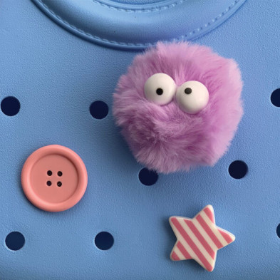 Typotrust CACTUS CROQBAG με διακοσμητικά pins 22x26 cm - ΓΑΛΑΖΙΟ  CT9561B-15